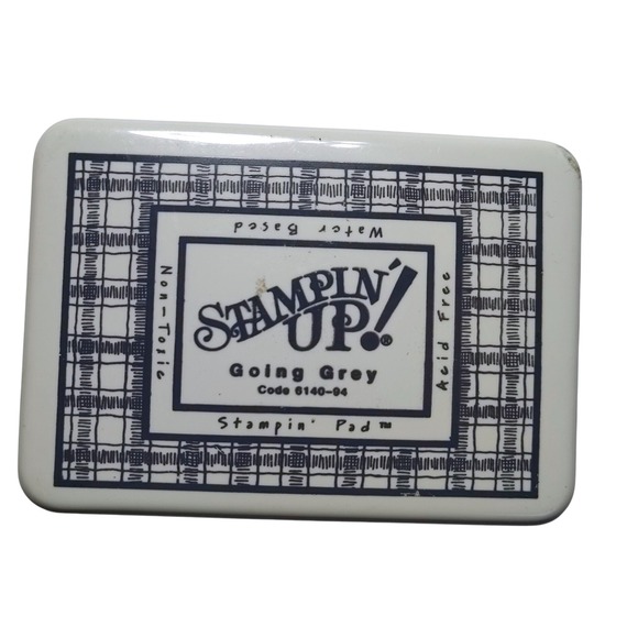 Other - Stampin‎ Up Going Grey Water Based Acid Free Ink Pad Stampin Pad Code 6140-94